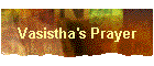 Vasistha's Prayer